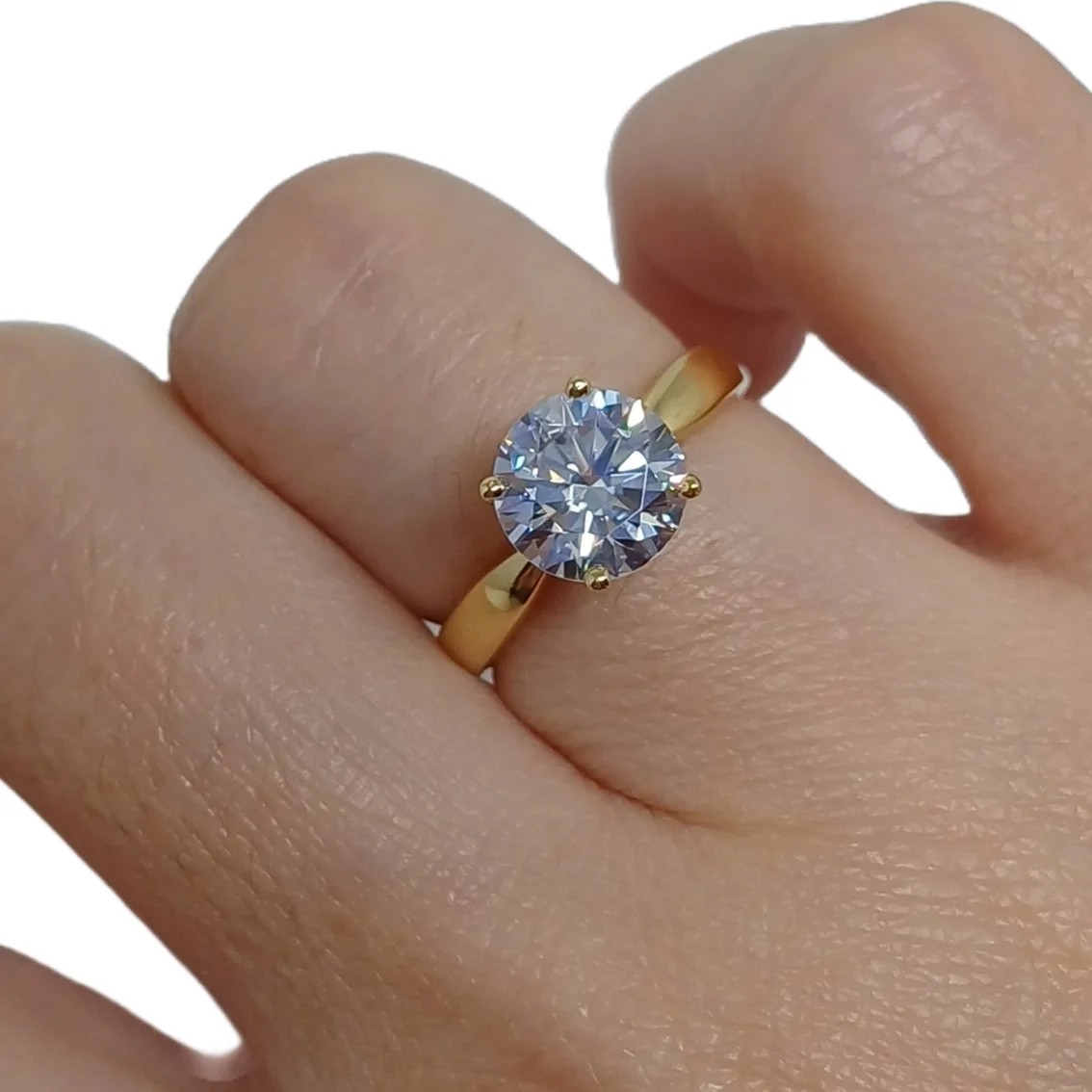 diamond simulant ring