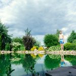 lake fountain